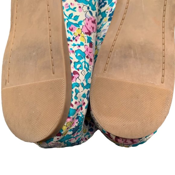 J.Crew Women's Cece Ballet Flats Liberty Floral Pattern Made in Italy Size 7.5 - Picture 10 of 11